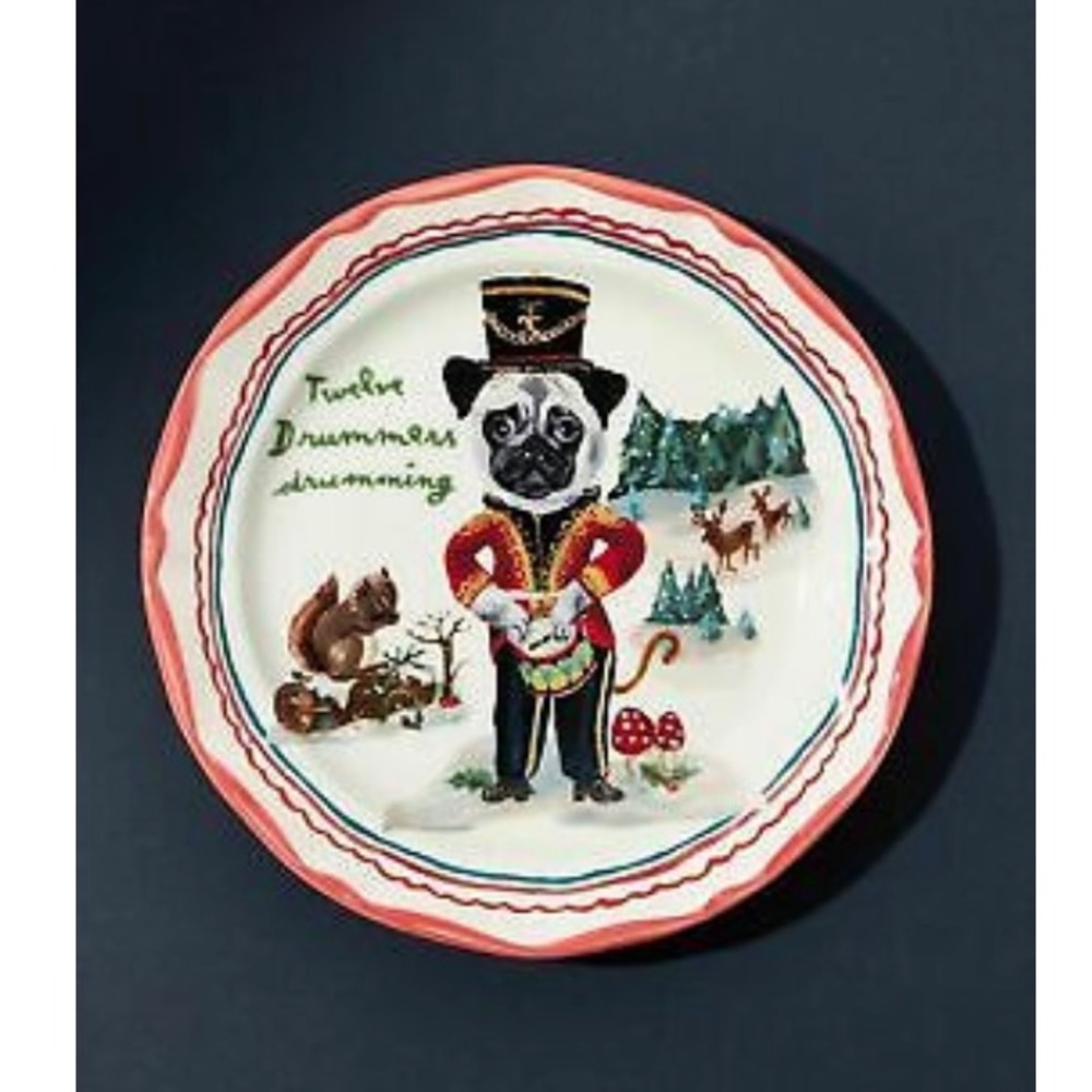 Anthropologie Nathalie Lete 12 Days Of Christmas Day # 12 NWT